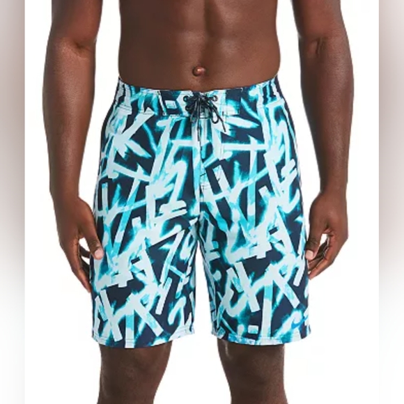 NIKE, Glow Diverge 9-inch E-Board Swim Trunks, Size Medium, EUC. - Picture 1 of 10